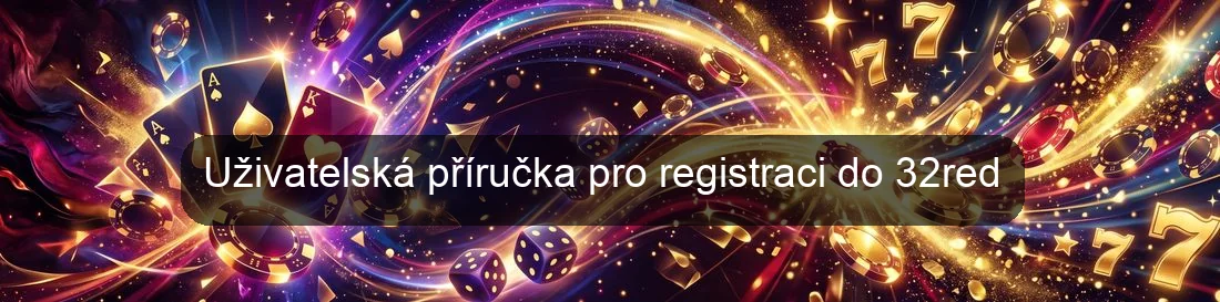 Uživatelská příručka pro registraci do 32red